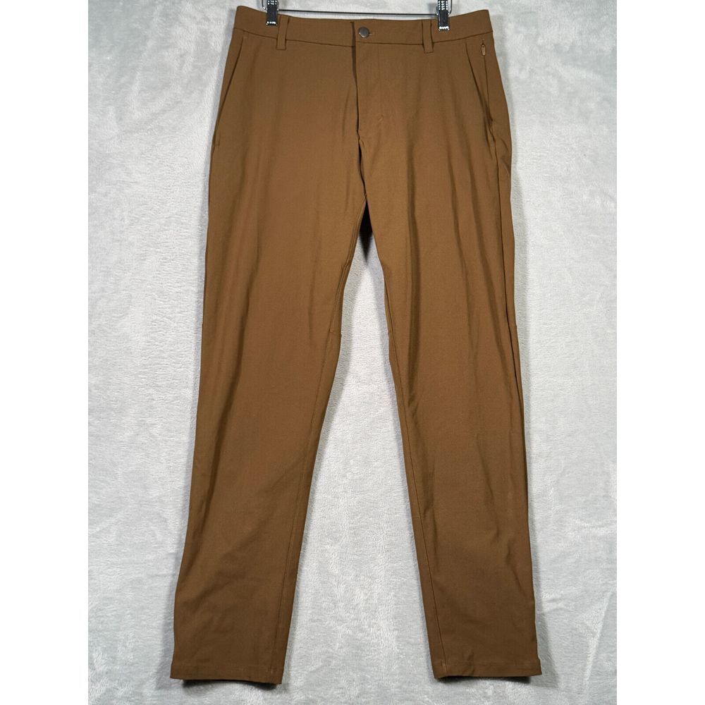 lululemon athletica Brown Slim-Fit Chinos